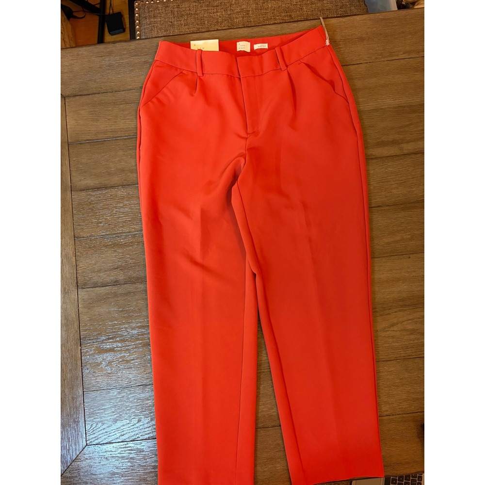 A New Day Trouser Women 10 High Rise Relaxed Hip Thigh Stretch Dress Pants
